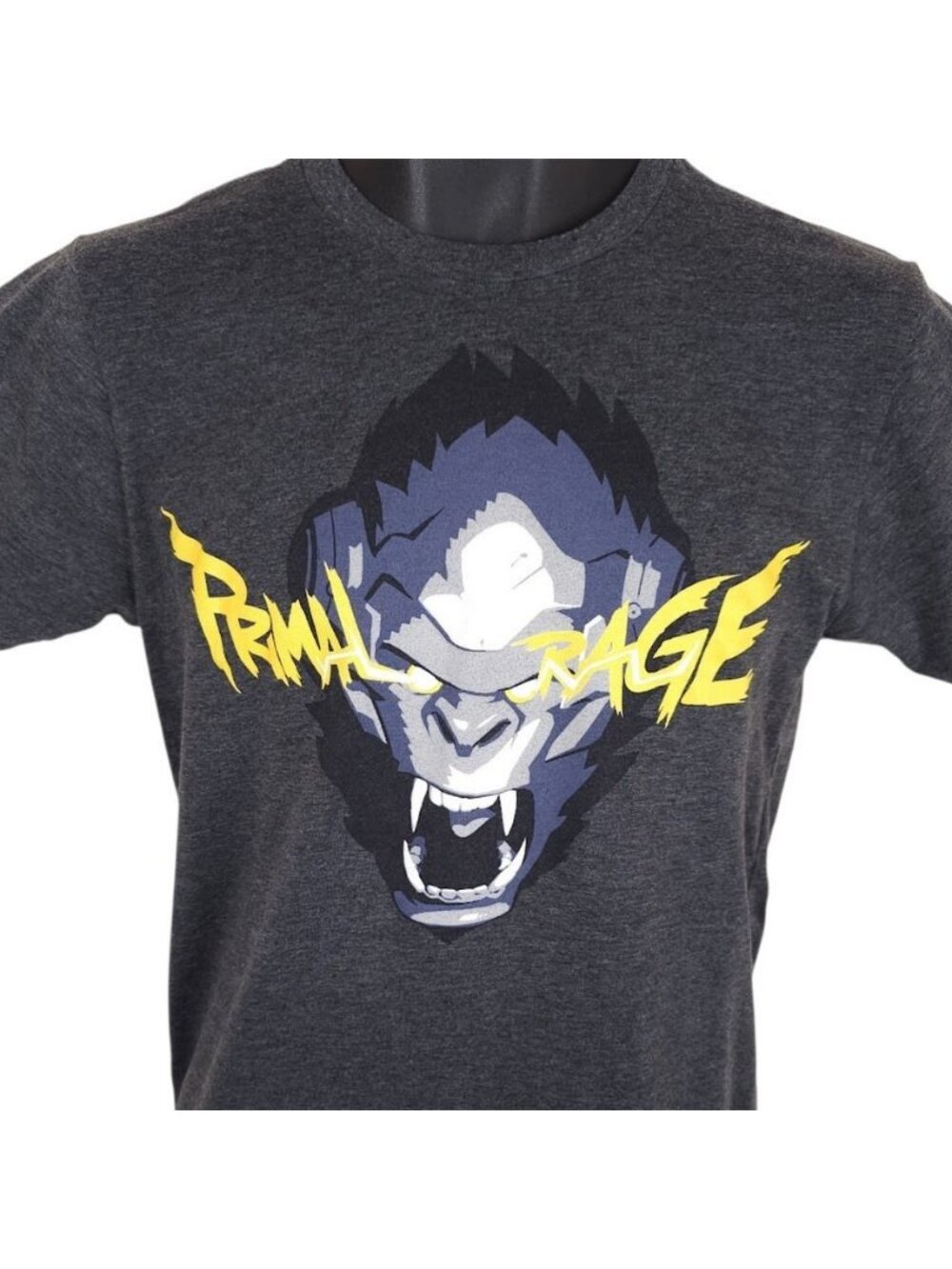 Overwatch T Shirt Mens Size Small Gray Primal Rage Blizzard Video Game